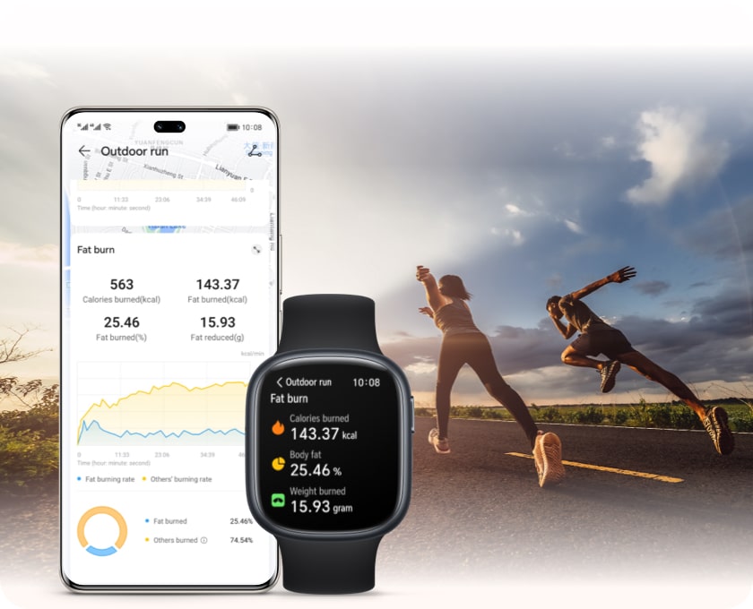حرق الدهون بسرعة فائقة HONOR Watch 4